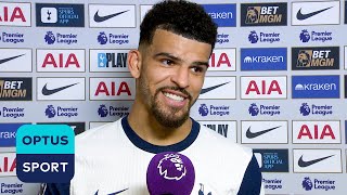 DOMINIC SOLANKE thrilled with life at Tottenham: ‘Everyone in the team LOVES and helps each other’