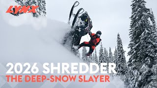 2026 Lynx Shredder snowmobiles | Leaner and meaner