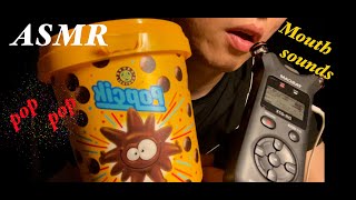 ASMR 팝초코\u0026입소리 l popping choco\u0026mouthsounds l No talking