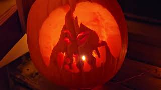 Oogie Boogie pumpkin carving