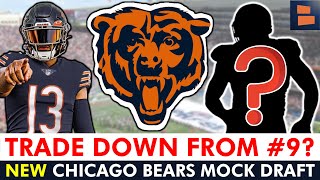 2024 NFL Mock Draft: Chicago Bears TRADING DOWN From #9 Pick After Taking Caleb Williams #1 Overall