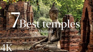 [4K]7 Best temples to visit in thailand🇹🇭 Bangkok, Chiang Mai,Chaiang Rai, Sukhothai