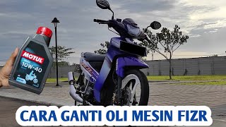 Cara ganti oli mesin fizr f1zr ss two 125z