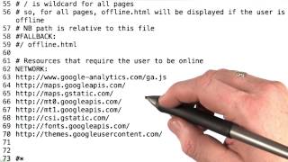 Implementing appcache - Mobile Web Development