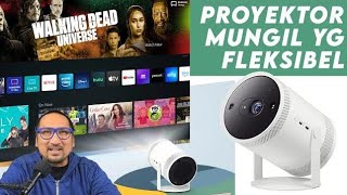 Proyektor Portable 1080P, Desain Unik, Bisa pakai Powerbank: Review Samsung The Freestyle