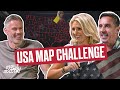 “Oregon, I Love You!” 😂 | Gary Neville & Jamie Carragher Play USA Map Challenge!