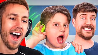 Miniminter Reacts To MrBeast "1,000 Deaf People Hear For The First Time"