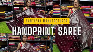 New Collection of Hand Print Sarees | Exquisite Handloom Sarees | Latest Designer Sarees 2024