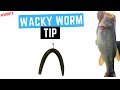 How to fish the WACKY WORM - Bass Fishing Tips #shorts