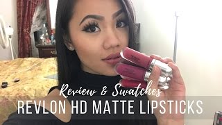 Revlon Ultra HD Matte Liquid Lipsticks | Honest Review \u0026 Lip Swatches