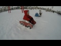 winter sledding with my two year old gopro