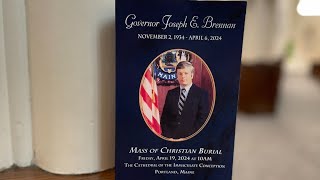 Full video: Funeral service held in Portland for former Maine Gov. Joseph Brennan