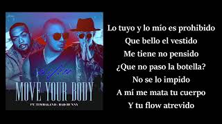 Wisin - Move Your Body ft. Timbaland, Bad Bunny (Lyrics)