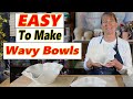 Easy Way to Make a Wavy Bowl on the Pottery Wheel