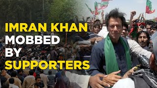 Imran Khan Arrest Live : Former Pakistan PM Mobbed By Supporters As He Leaves For Islamabad Court