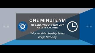 Why Yourmembership Set Up Keeps Breaking