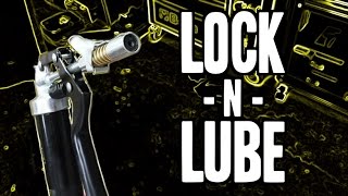 LockNLube Grease Gun Coupler (Locks onto Zerk fittings!)