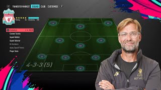 How to Recreate Jurgen Kloop's Liverpool STYLE OF PLAY in FIFA 20 ULTIMATE TEAM GUIDE 4-3-3(5)