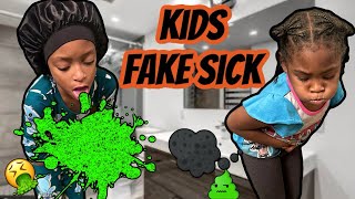 KIDS FAKE SICK TO STAY HOME FROM SCHOOL 🤢 | INSTANT REGRET