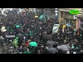 great corteo and tifos werder bremen fans 120 jahre werder bremen svw fca 10.02.2019