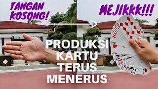 RAHASIA KARTU KELUAR TERUS DARI TANGAN !! MANIPULASI KARTU (MASTERCLASS EPISODE 6) #manipulasikartu