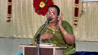 A Discourse by Smt  Lalitha Venkatesan 30 04 2018 @ Nanganallur