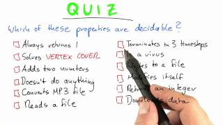 Decidable Properties - Intro to Theoretical Computer Science
