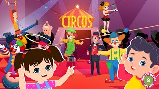 Circus Song | At the Circus Nursery Rhyme for kids with lyrics | Bindi's Music & Rhymes