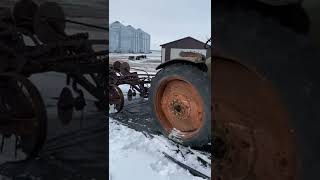 tochan in snow 🚜⛄ #tochan #tractor #sidhumoosewala #snow #canada #punjabi #shorts