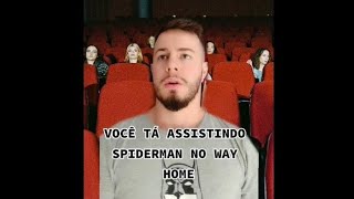 ASSISTINDO HOMEM ARANHA NO WAY HOME E DE REPENTE... #Shorts #homemaranha #spiderman
