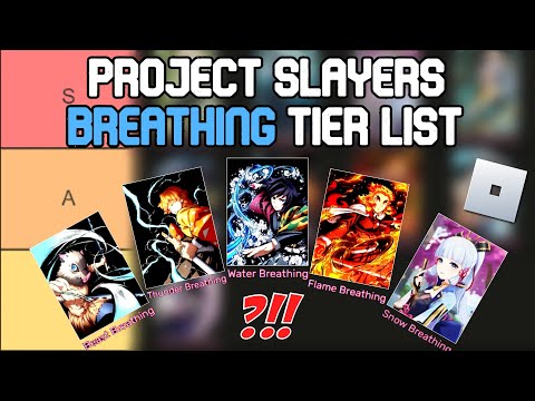 Project Slayers Breathing Tier List Roblox Tier List