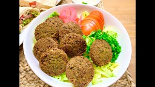 The PERFECT FALAFEL фалафель  Очень вкусней рецептفلافل مقرمشة مع الطحينه. وصفه سريعة و مكونات بسيطه