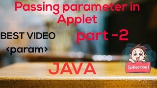 Parameter passing in Applet || Use of Param tag in JAVA by Stay Focused