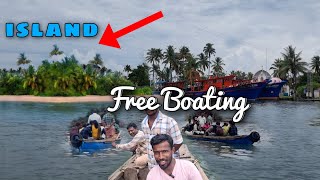 இலவச படகு சவாரி |  கேரளாவில் ஒரு குட்டி தீவு | Kollam Mary Island..shakthi kula Kara | கடல்ராசா