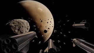 SpaceX Starship fleet Mars arrival