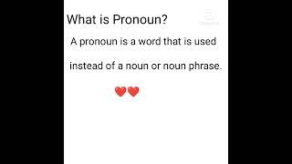 What is Pronoun (Definition of Pronoun)?