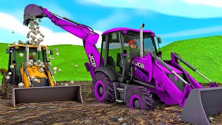 The Tractor Excavator broken down and Jcb 3cx Excavator Rescue Mini Tractor Jcb Video Truck