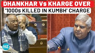 Fireworks In Rajya Sabha: Dhankhar Goes After Kharge Over ‘1000s Killed In Kumbh’ Claim | Sansad TV