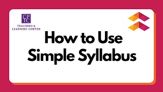 How to Use Simple Syllabus