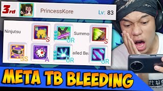 Gameplay Skill TB UR Full Bleeding ! Ninja Heroes New Era