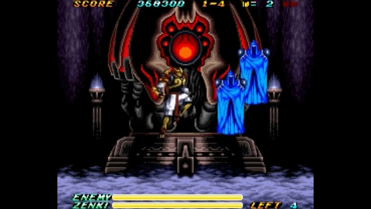 Kishin Douji Zenki: Battle Raiden (Super Famicom) Mouryu Boss Battle ...