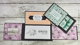 Tech-Karte Hübsche Grüsse | Tutorial | #Pappyjon| Stampin' Up! |