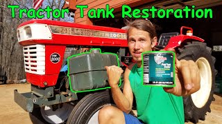 Abandoned Yanmar Tractor WILL IT START? Part 4: Diesel Tank Restoration