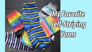 My Favorite Self Striping Yarns