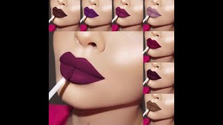 New 24 Color Liquid Lipstick Matte Makeup Waterproof Red Lip Long Lasting Gloss Mate Black Lip Stick