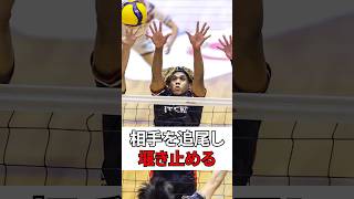 追尾するブロック #stings #vリーグ #volleyball #ジェイテクトstings