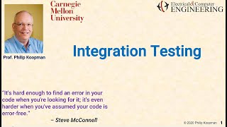 L17 Integration Testing