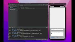 Python FastAPI and Swift WebView evaluateJavaScript