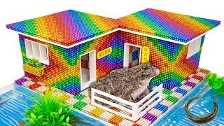 DIY - Build Amazing Frog House And Fish Pond With Magnetic Balls (Satisfying) - Magnetic Cube