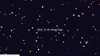 Particles Animation Html CSS JavaScript Tutorials 2020